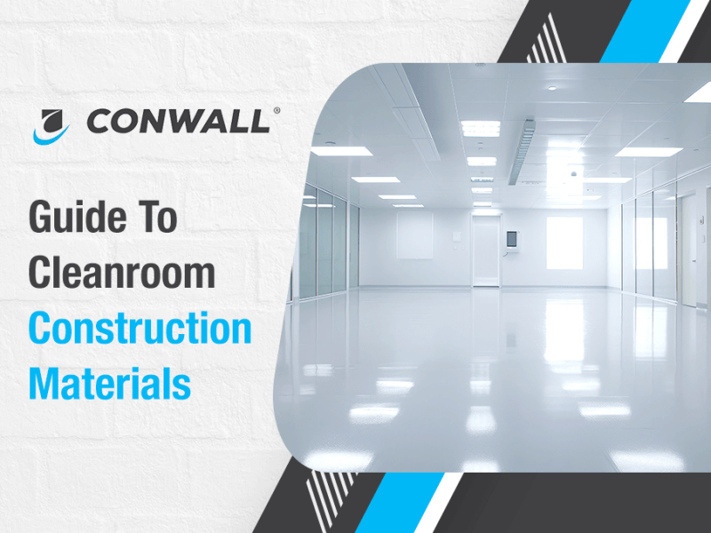 High-quality cleanroom construction materials ensuring optimal cleanliness and sterility.