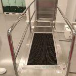 Construction material platform - shoe