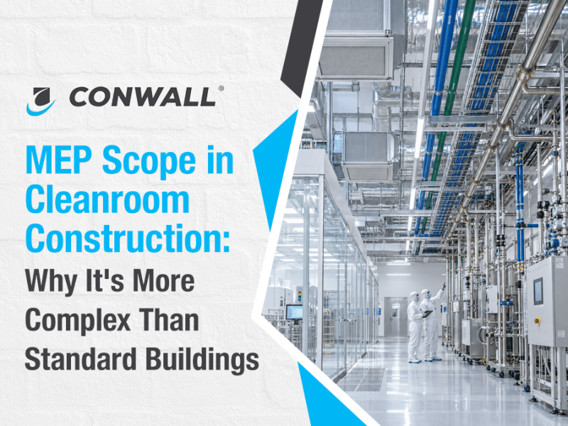 MEP scope in cleanroom construction banner